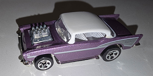 (1976) 1957 Chevy Bel Air XE Purple-White