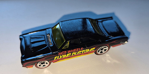 (1976) 1957 Chevy Bel Air Gasser Gold Flamer