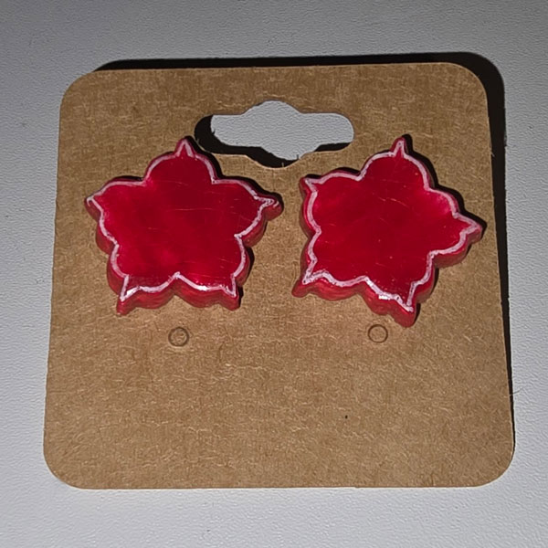 Red Earrings #7